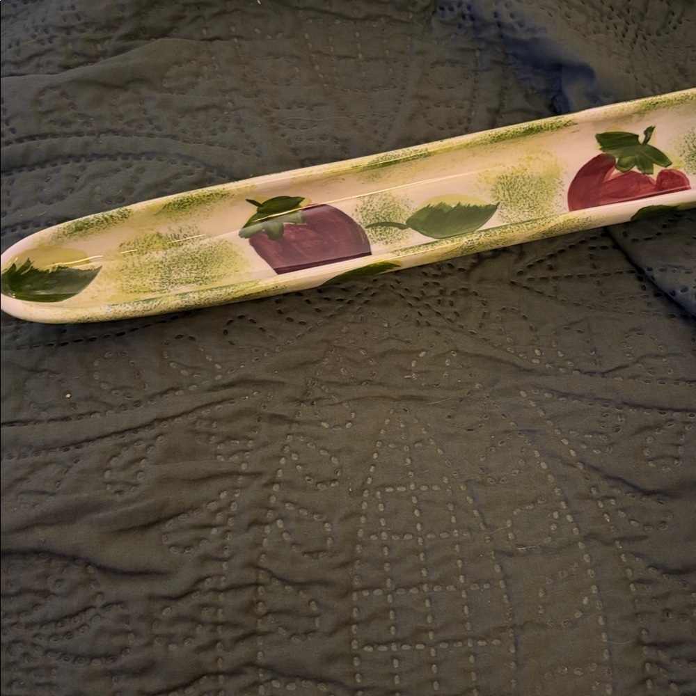 Hand-pained olive boat ceramic serve-ware 15”
214 West Ceramic. - Picture 5 of 5